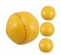 FRCOLOR 4 Pièces Ballons Baseball Gonflables pour Jeux Plage Piscine Fête Été Activités Extérieures Garçon Fille