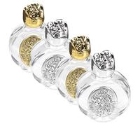 FRCOLOR 4 Pièces Bouteille D'eau Bénite En Relief Pendentif Croix Crucifix Cadeau Catholique Pour Le Baptême Réservoir Deau Bénite Deau Lourdes Alliage Bouteille De Parfum Voyage Cruche