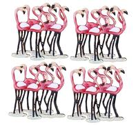 FRCOLOR 4 Pièces broche flamant rose broches pour les vêtements épinglette flamant rose s d'animaux Épingle décorative nouveauté épinglettes d'animaux châle alliage