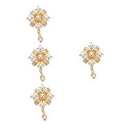 FRCOLOR 4 Pièces Broche Vintage Perles Baroques pour Accessoire Élégant pour Vêtements et Manteaux pour Offrir