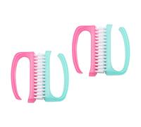 FRCOLOR 4 Pièces Brosse De Nettoyage De Brosse à Ongles Incarné Vide Poussière Étagère Brosse Pour Nettoyer Les Ongles Stylo Gel Brosses Nettoyeur Ongle Pour Le Nail Art Clou Contrôleur