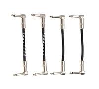 FRCOLOR 4 pièces Câble Instrument Cuivre pour Guitare Basse Câble Audio Professionnel Bruit Adaptés Amplificateurs et Pédales Deffets