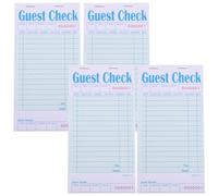 FRCOLOR 4 Pièces Carnet de Commandes pour Serveurs de Restaurant Papier par Bloc pour Prise de Commandes Salle
