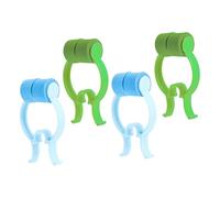 FRCOLOR 4 Pièces Clip De Correction Du Nez Bouchon Pince à Modeler Le Nez Arrêt De Saignement Redresseur De Nez Clips De Levage Par Le Nez Nasale Lève-nez Trousse Cesser Clip Nasal Pompon