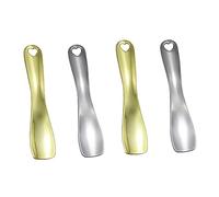 FRCOLOR 4 Pièces Cuillère à Crème Contour Des Yeux Mini Cuillères Kit De Maquillage Mini Dose De Beauté Cuillère De Beauté Spatule Pour Le Soin De La Peau Spatules à Crème Alliage De Zinc
