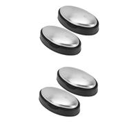 FRCOLOR 4 Pièces déodorant métal désodorisant pour les mains barre anti-odeurs accesoire cuisine antirouille destructeur d'odeur en acier inoxydable anti-odeurs