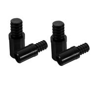 FRCOLOR 4 pièces Embout de Manche Fileté Plastique pour Balai et Mop Adaptateur de Rallonge et Polyvalent pour Bâtons Télescopiques et Nettoyage Domestique