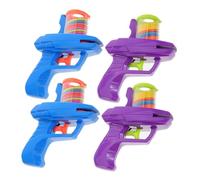FRCOLOR 4 Pièces Flying Disc Launcher Toy for Interactive Outdoor Saucer Shooter Set in and Promotes Exercise and Family Play in Parks Backyards
