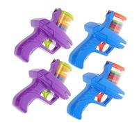 FRCOLOR 4 Pièces Flying Disc Launcher Toy Set for Soft Safe Flying Saucer Shooter for Outdoor Family Fun Parks Beaches and Backyards