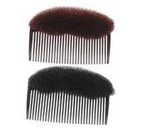 FRCOLOR 4 Pièces insert de volume accessoires pour cheveux fabricant de chignon pour queue de cheval bosses de coiffure brioche éponge bumpits hair toppers fabricant de petits pains peigne