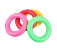 FRCOLOR 4 pièces Jeu de Équipe Anneaux de Relais Colorés pour Activités Extérieures pour Fêtes de Carnaval et Entraînement Scolaire des Garçon Fille Développe la Coordination et Esprit