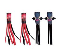 FRCOLOR 4 Pièces Manche à Air d'halloween Suspendue en Polyester Résistante à l'usure Lanière, Décoration Extérieure Délicate pour Créer Une Atmosphère Effrayante Les Espaces Obscurs