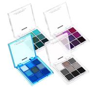 FRCOLOR 4 Pièces Palette De Fards à Paupières Palettes Palette De Maquillage Pour Les Yeux Fard à Paupières Pailleté Palette De De Fard à Paupières Femmes Surligneur Plastique