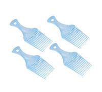 FRCOLOR 4 Pièces Peigne à Dents Larges pour Cheveux Bouclés de Accessoires de Coiffure pour Hommes Démêlant et Doux pour Cheveux Ondulés pour Coiffer des Styles Épurés