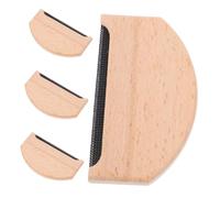 FRCOLOR 4 Pièces Peigne Anti-bouloches Pour Pulls Et Laine Enlever Les Peluches Manuellement Brosse à Tissus Pelucheux Portable