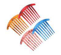 FRCOLOR 4 Pièces Peigne Torsadé Barrettes à Cheveux Pour Femmes Accessoires De Cheveux Peignes Français Pour Les Cheveux Pinces à Cheveux Fantaisie Pour Femmes Plastique
