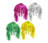 FRCOLOR 4 Pièces Perruque Folle Accessoires Pour Photomaton De Vacances Perruque Déguisée