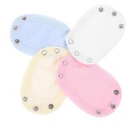 FRCOLOR 4 Pièces Pièce D'extension De Rallonge à Pression Pour Body Bébé Rallonge De Combinaison Bébé Rallonge De Body Bébé Rallonge De Barboteuse Pour Bébé Alliage D'aluminium