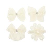 FRCOLOR 4 Pièces pince à cheveux perle femmes bijoux arc Perles épingles à cheveux pinces à cheveux femme Épingle à cheveux coiffe de fille barrettes à cheveux coiffure femme