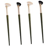 FRCOLOR 4 Pièces Pinceau Contour Du Nez Biseauté Pour Fard à Paupières Et Anti-ombres Sous Les Yeux Outil De Maquillage Cosmétique