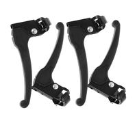 FRCOLOR 4 Pièces Poignées de Frein pour Levier de Frein Robuste avec Verrouillage Accessoires Compatibles pour Fauteuils Manuels Transport Facile à Installer Sécurité Renforcée