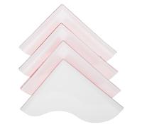 FRCOLOR 4 Pièces Protection Étanche Baignoire Silicone Anti-éclaboussures pour Pare-éclaboussures Flexible et Accessoire Pratique de pour Salle Bain