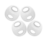 FRCOLOR 4 Pièces Protège Poignées de Porte Garçon Fille Antidérapant Couvre Poignée de Sécurité Ronde pour Garçon Fille Installation Rapide sans Outils Protège Accidentelle