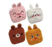 FRCOLOR 4 Pièces Sacs à Main pour Serviettes Hygiéniques de Pochettes de Rangement à Sacs Portables pour Accessoires