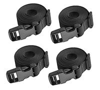 FRCOLOR 4 pièces Sangles Bagages Nylon avec Boucle Rapide Attaches Polyvalentes pour Fixation Coffre Toit Voiture Camping Jardinage