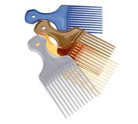 FRCOLOR 4 pièces Set de Peignes à Dents Larges pour Cheveux Bouclés Démêlage et Coiffage et Portable Adapté Aux Cheveux Épais Longs Perruques Usage Professionnel et Domestique