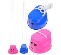 FRCOLOR 4 pièces Stilts pour Garçon Fille Jouets et Interaction Accessoires de Jeu Idéaux pour Développer la Concentration Coordination