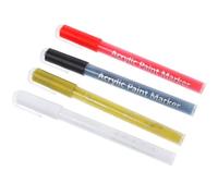 FRCOLOR 4 Pièces Stylo D'art D'ongle Clous Art Des Ongles Colle Stylos Vernis à Ongles Para Stylo Graffiti Manucure Conseil Gel Marqueur Stylo De Peinture D'art D'ongle Stylo Manucure Pp