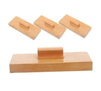 FRCOLOR 4 Pièces Wooden Blocks for Percussion Instruments with Child Friendly Handles Lightweight Music Toys for Early Education and Creative Play
