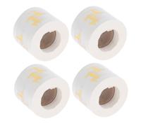 FRCOLOR 4 Rouleaux Étiquettes Merci Transparentes Rondes avec Dorure Autocollants Auto-adhésifs pour et Enveloppes Lot pour Petites Entreprises et Expéditions