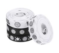 FRCOLOR 4 Rouleaux Ruban Volleyball Polyester Satin Résistant Doux Décoration Équipe Fête Sport DIY