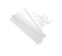 FRCOLOR 40 Ensembles Windmill Making Rods with Thickened Plastic for DIY Crafts Reusable Handheld Pinwheel Replacement Poles for Outdoor Activities and Creative Projects