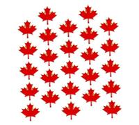 FRCOLOR 40 Pièces Broche D'insigne De Feuille D'érable Épinglette Vintage Accessoire Épingles De Col Pour Les Femmes Broche Automne Feuilles D'automne Châle Alliage De Zinc Rouge