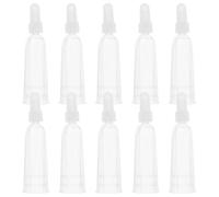 FRCOLOR 40 Pièces Mini Embouts D'ampoules en Tpe pour Flacons de 2 Ml, Contrôle Précis du Dosage et Utilisation Confortable en Milieu