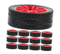 FRCOLOR 40 Pièces Model Wheels DIY Toy Tires for Axle Robotics Science Kits and Educational Projects