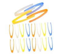 FRCOLOR 40 Pièces Tweezers pour Garçon Fille Plastique Outils Observation Nature et Activités Sensorielles pour Développement des Compétences Motrices Fines pour Création Projets Scolaires