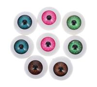 FRCOLOR 40 Pièces Yeux Plastique Effrayants pour Halloween Yeux Creux Colorés pour Fabrication de Poupées et Masques Décoration de Fête Réaliste