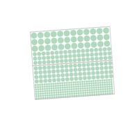FRCOLOR 407 pièces Stickers Muraux Lumineux Phosphorescents Autocollants Amovibles Points pour Chambre Garçon Fille et Garçon Fille Décorations Murales Durables et Réutilisables pour