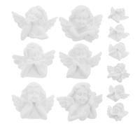 FRCOLOR 48 pièces Angel Resin Figurines Baroque Style Flatback Miniature Statues For DIY Phone Case Crafting Lightweight Charms For Home Decor And