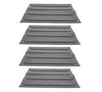 FRCOLOR 4feuilles Planches Aveugles Pratiques Autocollants Pour Sol De Rue Panneaux De Trottoir Multifonctionnels