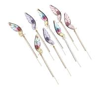 FRCOLOR 4paires Boucles Oreilles Pendantes Créatives Pour Femmes Et Filles Bijoux Ailes Fée Élégants