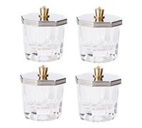 FRCOLOR 4pièces Bol Pour Acrylique Pour Ongles Coupe Pour Nail Art Bol Pour Nail Art Manucure Coupe Pour Manucure