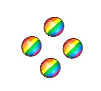 FRCOLOR 4pièces Broche Arc-ciel Pour Vêtements Badge Bronze Broche Pour Gays Et Lesbiennes