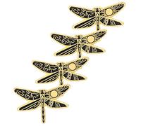 FRCOLOR 4pièces Broche Libellule Alliage Épinglette Décorative Badge Libellule Pour Vêtements Et Accessoires Broche Créative Décoration De Animal