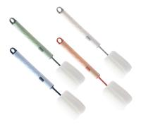 FRCOLOR 4pièces Brosse de Nettoyage pour Bouteille Eau Brosse à Bouteille Éponge Manche Long Embout Amovible