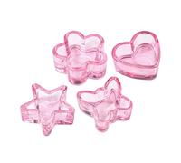 FRCOLOR 4pièces Coupes Pour Manucure Assortiment De Élégants Fleur Cœur Récipients Idéaux Pour De Nail Art Et Outils De Manucure